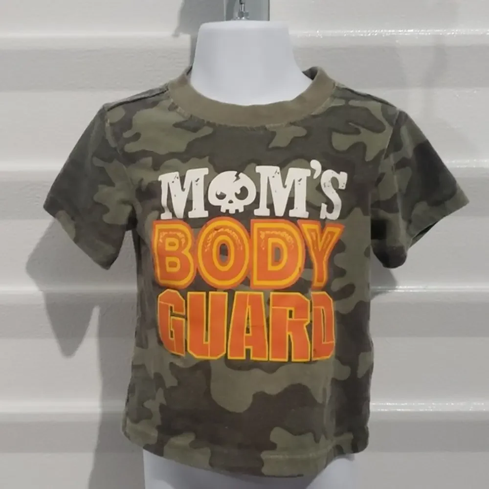 Wonder kids camo shirt size 12‎ months
